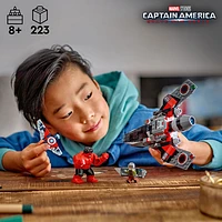 LEGO Marvel : Capitaine America contre le Hulk rouge - 223 pièces (76292)