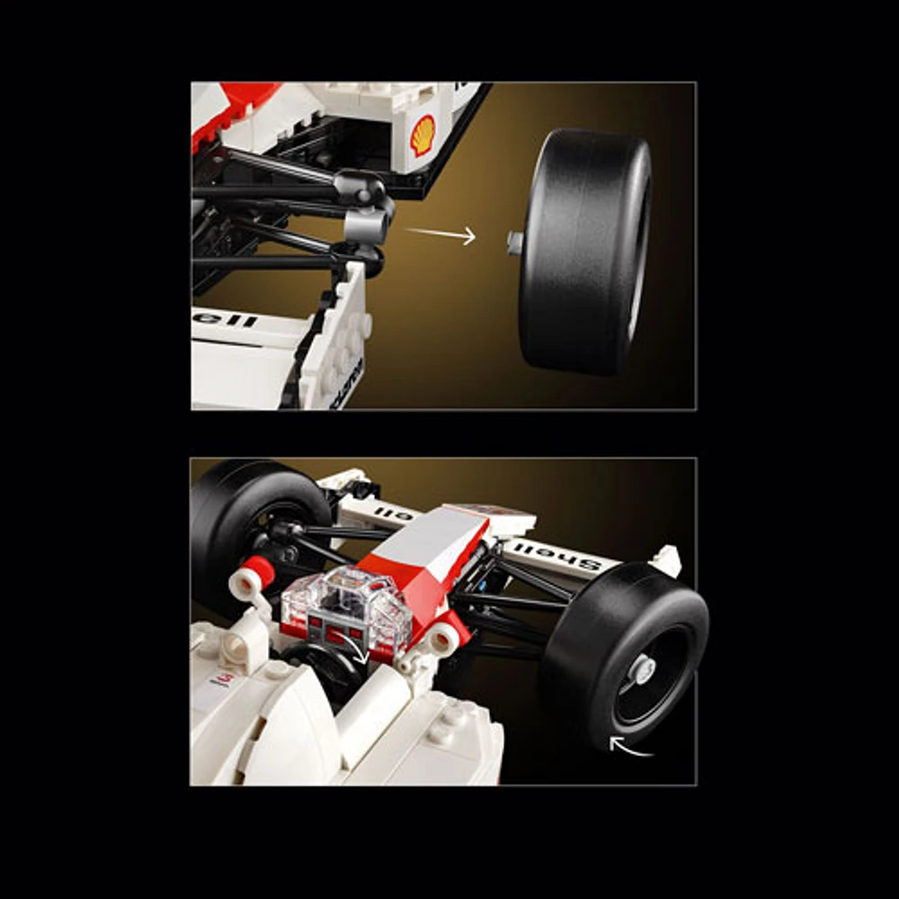 LEGO Icons: McLaren Model Car MP4/4 & Ayrton Senna - 693 Pieces (10330)