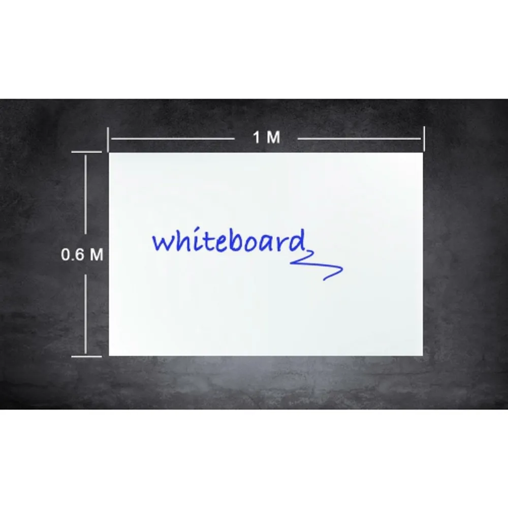 Luxor WB6040W - 60W x 40H Wall-Mounted Magnetic Whiteboard