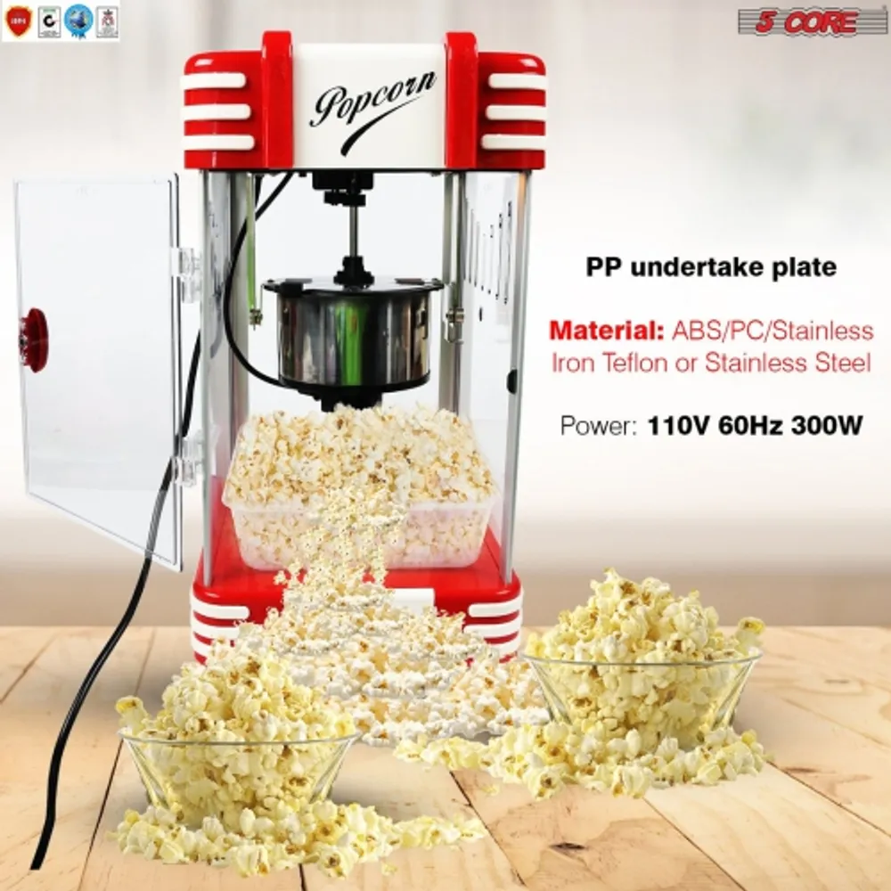 NEW Nostalgia OFP521 12-Cup Hot Air Popcorn Maker