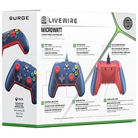 Surge Livewire Microwatt Controller for Xbox Series X|S / Xbox One - Blue