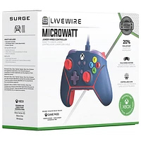 Surge Livewire Microwatt Controller for Xbox Series X|S / Xbox One - Blue