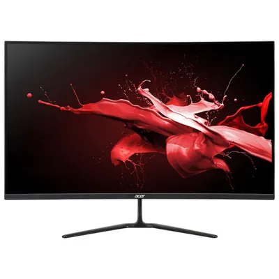 Acer 31.5" FHD 75Hz 1ms GTG Curved VA LED Monitor (ED320QR BI) - Black - Only at Best Buy