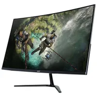 Acer 31.5" FHD 75Hz 1ms GTG Curved VA LED Monitor (ED320QR BI) - Black - Only at Best Buy