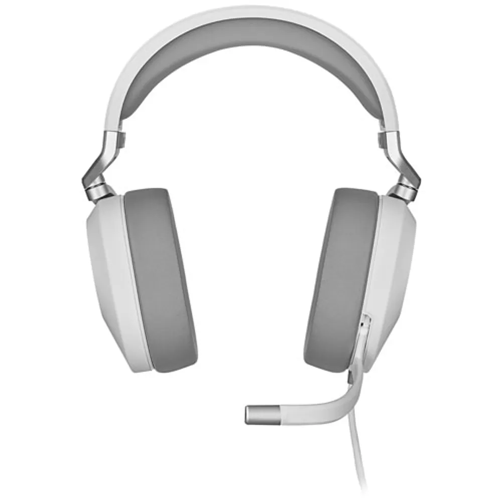 Corsair HS65 Surround Gaming Headset for PC (CA-9011271-NA) - White