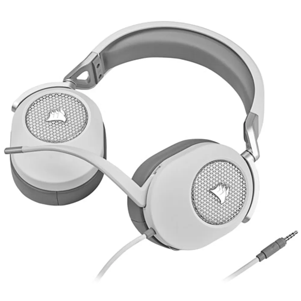 Corsair HS65 Surround Gaming Headset for PC (CA-9011271-NA) - White