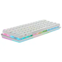 Clavier de jeu mécanique rétroéclairé Bluetooth Cherry Red K70 Pro Mini de Corsair - Blanc