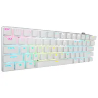 Corsair K70 Pro Mini Bluetooth Backlit Mechanical Cherry Red Gaming Keyboard - White