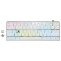 Clavier de jeu mécanique rétroéclairé Bluetooth Cherry Red K70 Pro Mini de Corsair - Blanc