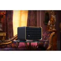 JBL Authentics 200 Wireless Multi-Room Speaker with Voice Control Built-In - Black