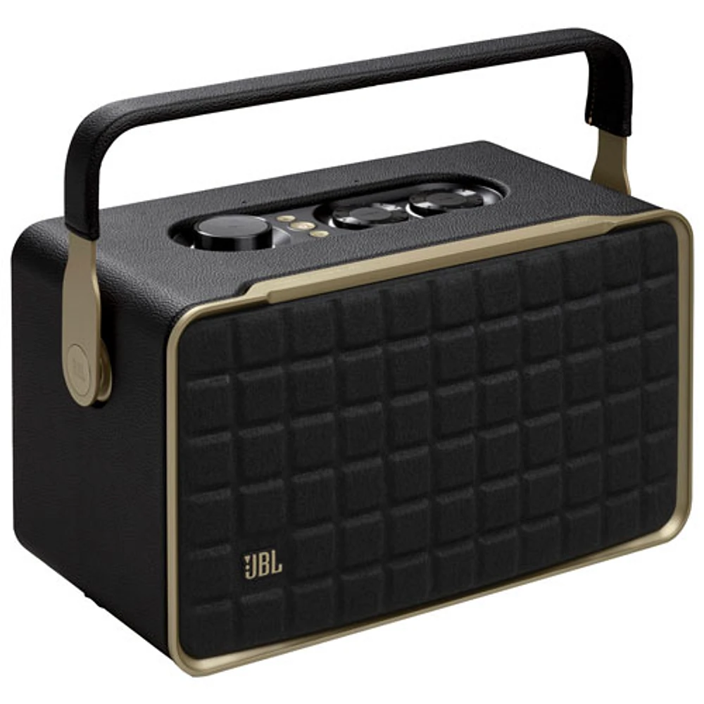 JBL Authentics 300 Wireless Multi-Room Speaker with Voice Control Built-In - Black