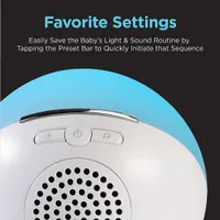 iHome Sweet Dreams iZBT50 Baby andd Toddler Sound Machine Soother with Cry Sensor & Night Light