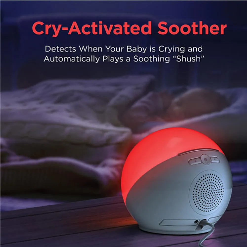 iHome Sweet Dreams iZBT50 Baby andd Toddler Sound Machine Soother with Cry Sensor & Night Light