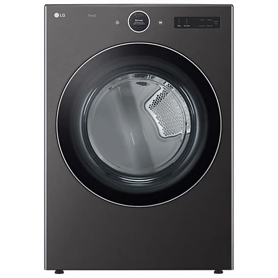 Open Box - LG 7.4 Cu. Ft. Electric Steam Dryer (DLEX6700B) - Black Steel - Perfect Condition