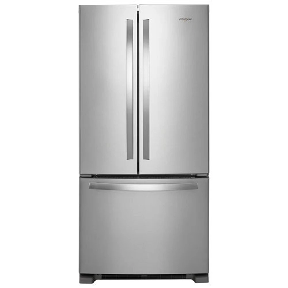 Open Box - Whirlpool 33" 22.1 Cu. Ft. French Door Refrigerator (WRFF5333PZ) - Stainless Steel - Scratch & Dent
