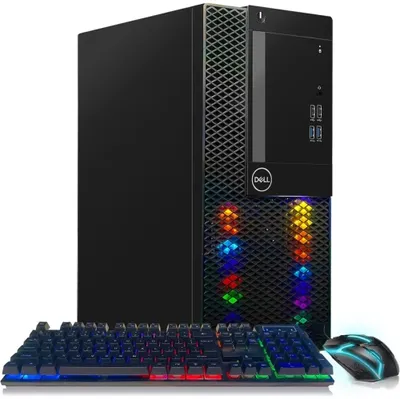  HP RGB Gaming Desktop Computer, Intel Quad Core I5-6500 up to  3.6GHz, GeForce GT 1030 2G, 32GB DDR4, 1T SSD, RGB Keyboard & Mouse, 600M  WiFi & Bluetooth, Win 10 Pro (