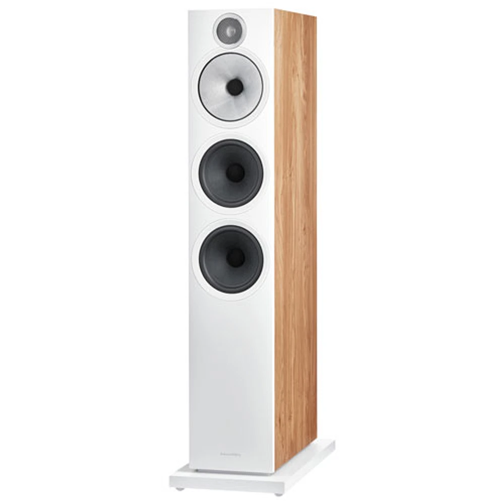 Bowers & Wilkins 603 S3 Tower Speaker - Single - Oak