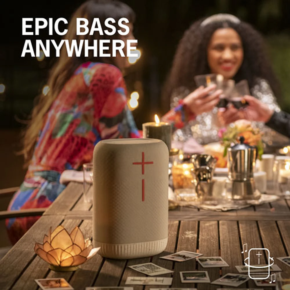 Ultimate Ears Epicboom Waterproof Bluetooth Wireless Speaker - White