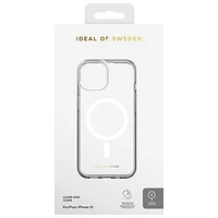 Étui rigide ajusté d'Ideal of Sweden avec MagSafe pour iPhone 15 - Transparent