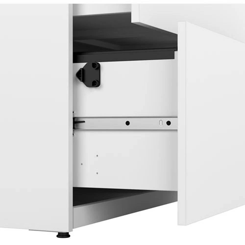 Universel 2-Drawer Locking Filing Cabinet with Tip Guard