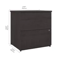 Universel 2-Drawer Locking Filing Cabinet with Tip Guard