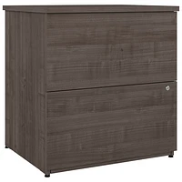 Universel 2-Drawer Locking Filing Cabinet with Tip Guard - Bark Grey