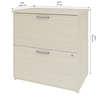 Universel 2-Drawer 29"W Locking Filing Cabinet