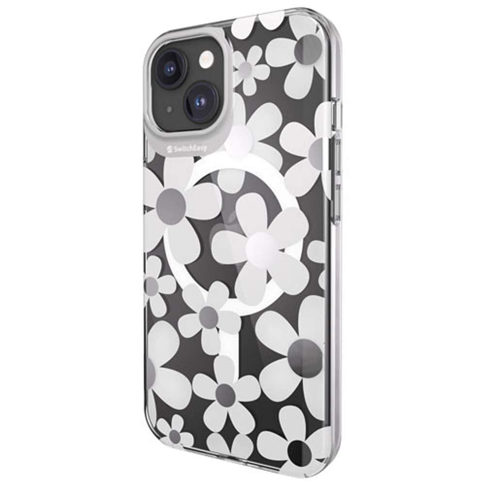 SwitchEasy Artist Fitted Hard Shell Case with MagSafe for iPhone 15 - Fleur