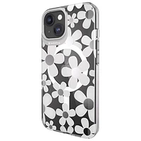 SwitchEasy Artist Fitted Hard Shell Case with MagSafe for iPhone 15 - Fleur