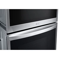 LG 30" True Convection Electric Combination Wall Oven (WCEP6427F) - Smudge Resistant Stainless Steel