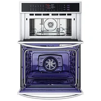 LG 30" True Convection Electric Combination Wall Oven (WCEP6427F) - Smudge Resistant Stainless Steel