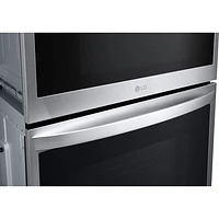 LG 30" Fan Convection Electric Combination Wall Oven (WCEP6423F) - Smudge Resistant Stainless Steel