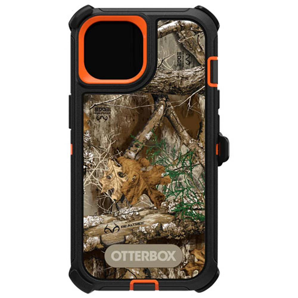 OtterBox Defender Fitted Hard Shell Case for iPhone 15 - RealTree Blaze Edge