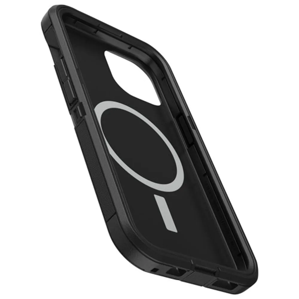 Étui rigide ajusté série Defender XT d'OtterBox avec MagSafe pour iPhone 15 - Noir