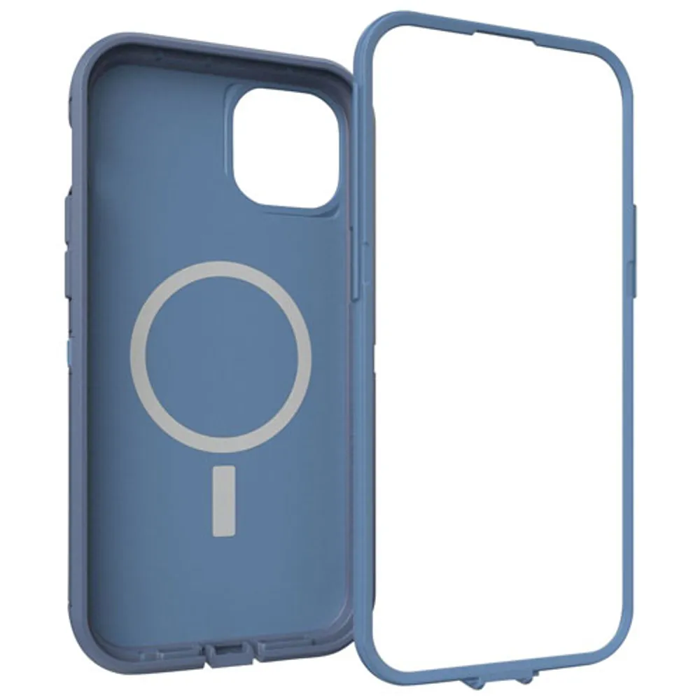 OtterBox Defender Series XT Fitted Hard Shell Case for iPhone 15 Plus - Baby Blue Jeans