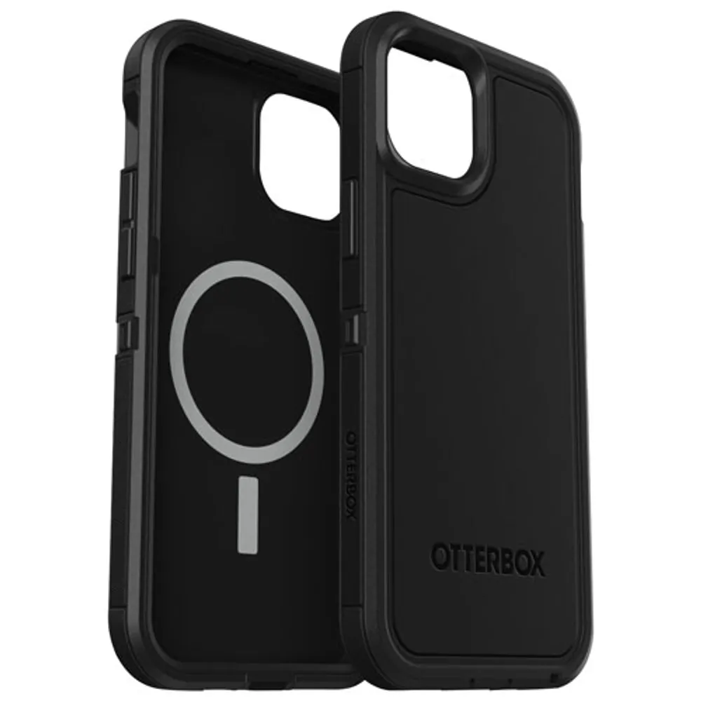 Étui rigide ajusté série Defender XT d'OtterBox avec MagSafe pour iPhone 15 Plus - Noir