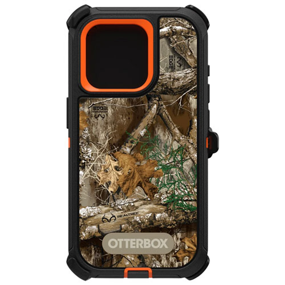 OtterBox Defender Fitted Hard Shell Case for iPhone 15 Pro - RealTree Blaze Edge