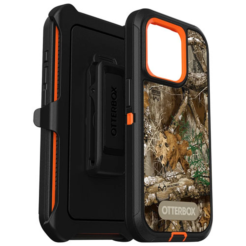 OtterBox Defender Fitted Hard Shell Case for iPhone 15 Pro - RealTree Blaze Edge