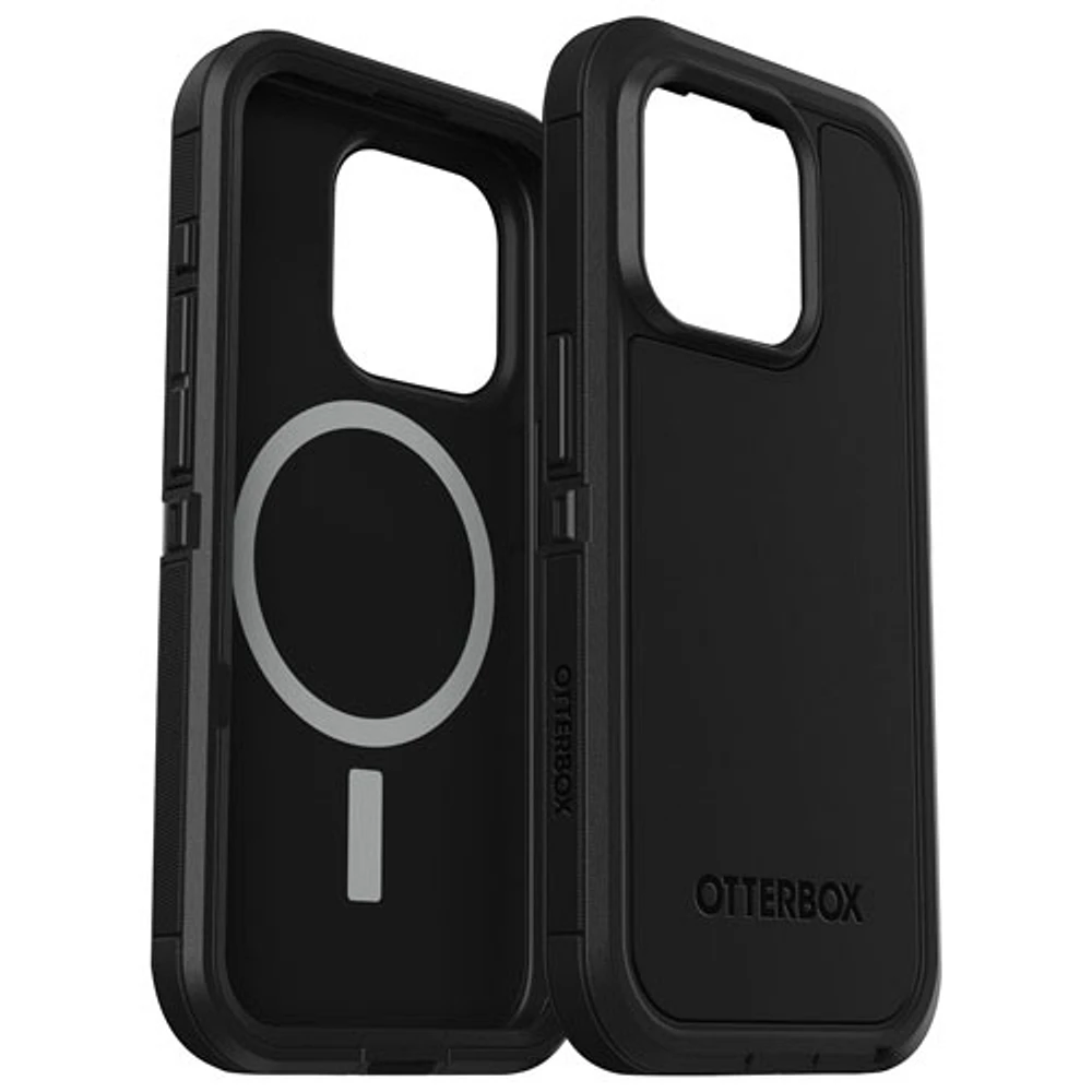 Étui rigide ajusté série Defender XT d'OtterBox avec MagSafe pour iPhone 15 Pro - Noir