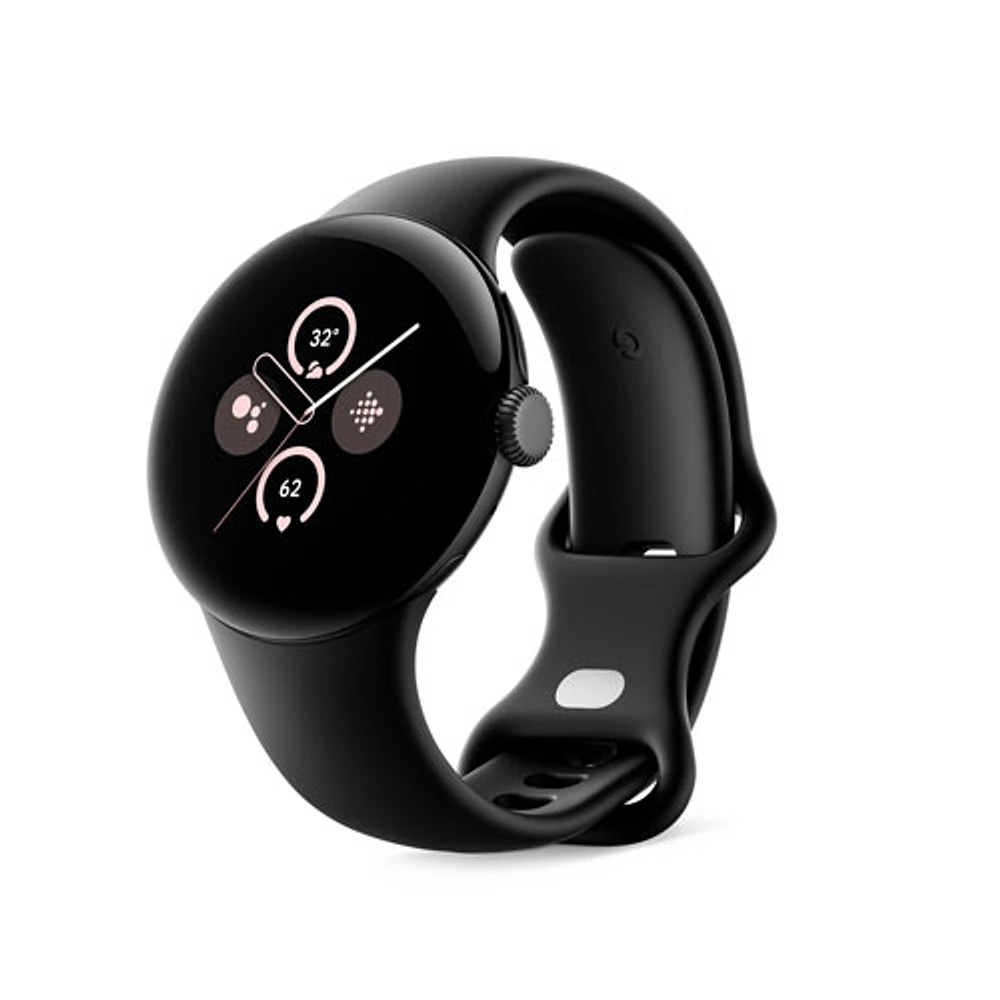 Bracelet sport pour Pixel Watch 2 de Google - Noir volcanique