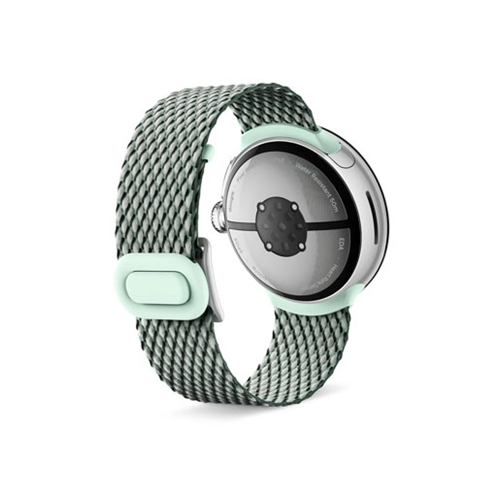 Bracelet tissé pour Pixel Watch 2 de Google - Sauge