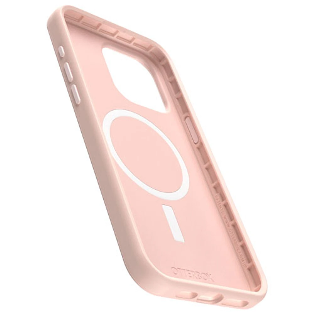 Étui rigide ajusté Symmetry d'OtterBox avec MagSafe pour iPhone 15 Pro Max - Chaussons de ballet