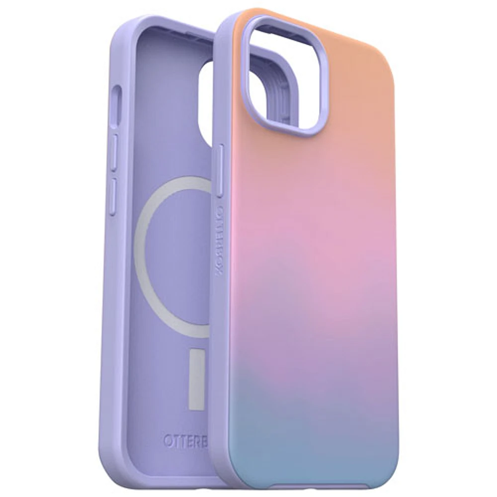 OtterBox Symmetry Fitted Hard Shell Case w/ MagSafe for iPhone 16e/15/14/13 - Soft Sunset