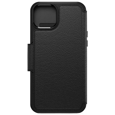 OtterBox Strada Folio Wallet Case with MagSafe for iPhone 15 Plus - Shadow