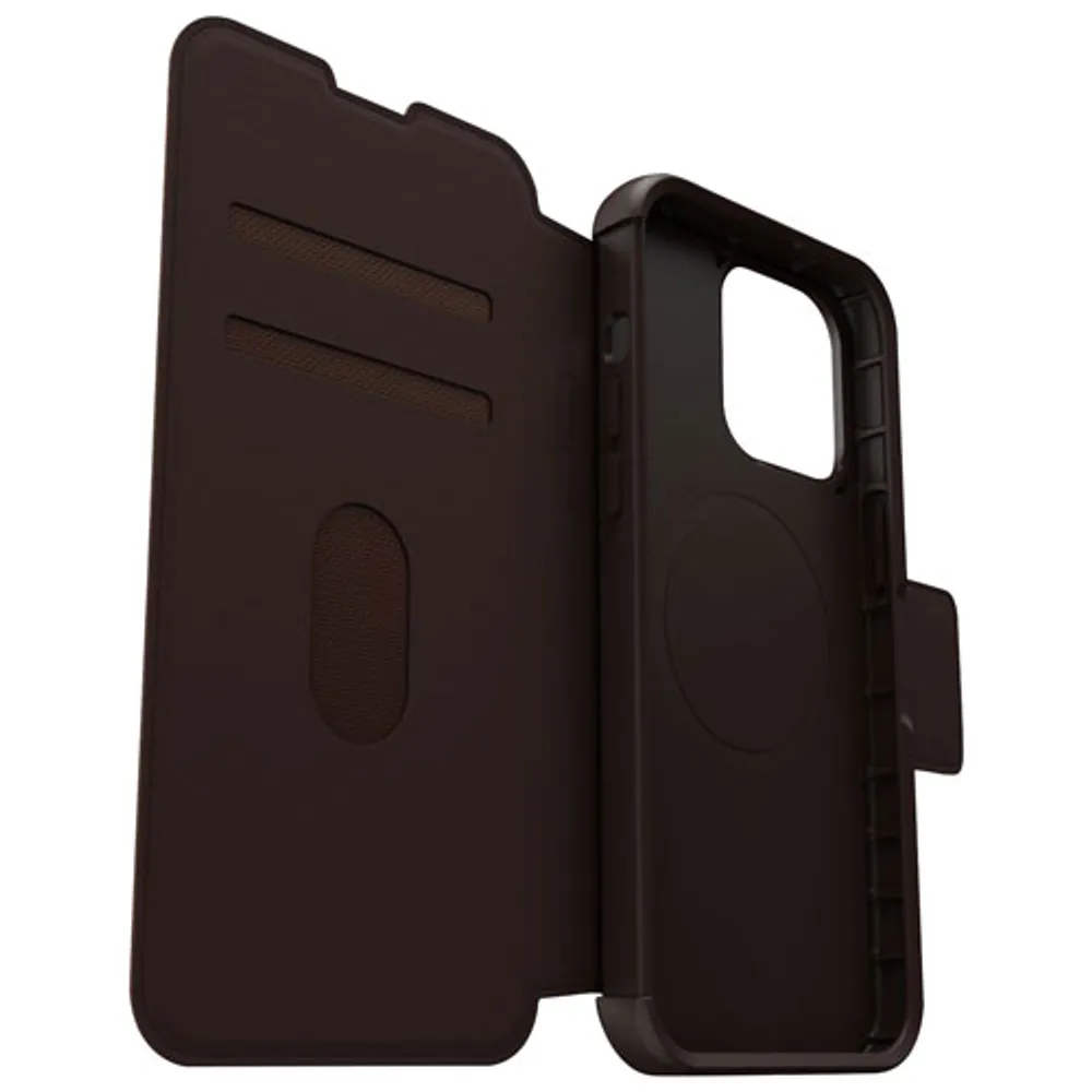 OtterBox Strada Folio Wallet Case with MagSafe for iPhone 15 Pro Max