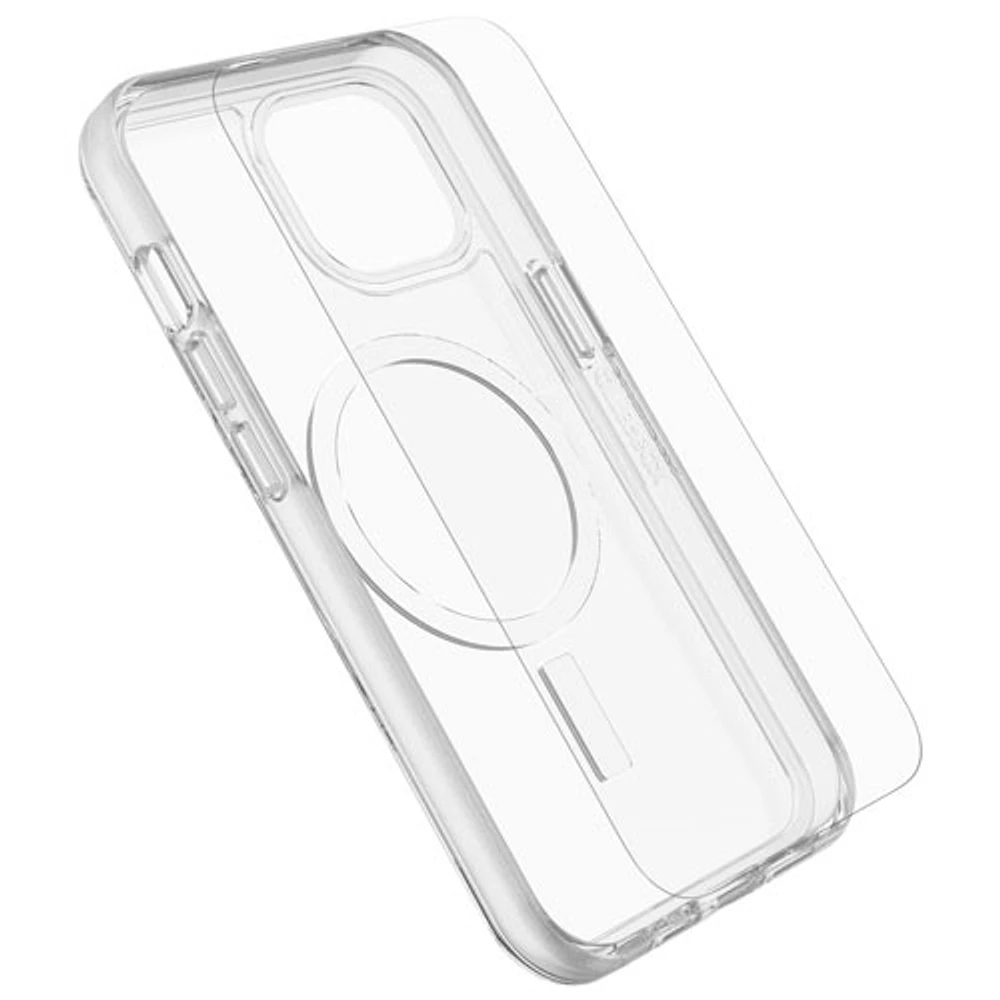 Étui rigide ajusté Symmetry d'OtterBox pour iPhone 15 avec trousse de protection et d'alimentation