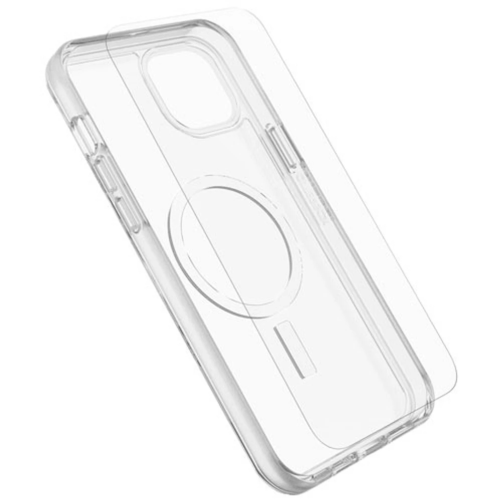 Étui rigide ajusté Symmetry d'OtterBox pour iPhone 15 Plus avec trousse de protection et d'alimentation