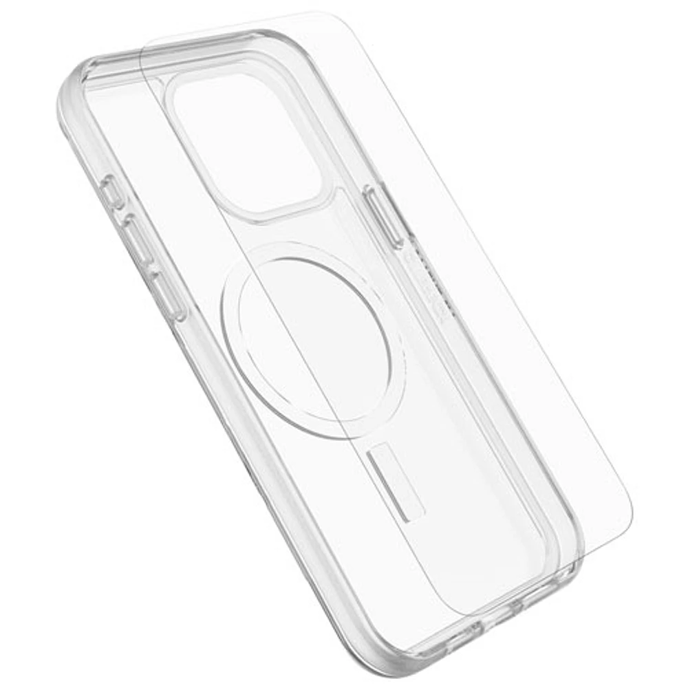 Étui rigide ajusté Symmetry d'OtterBox pour iPhone 15 Pro Max avec trousse de protection et d'alimentation