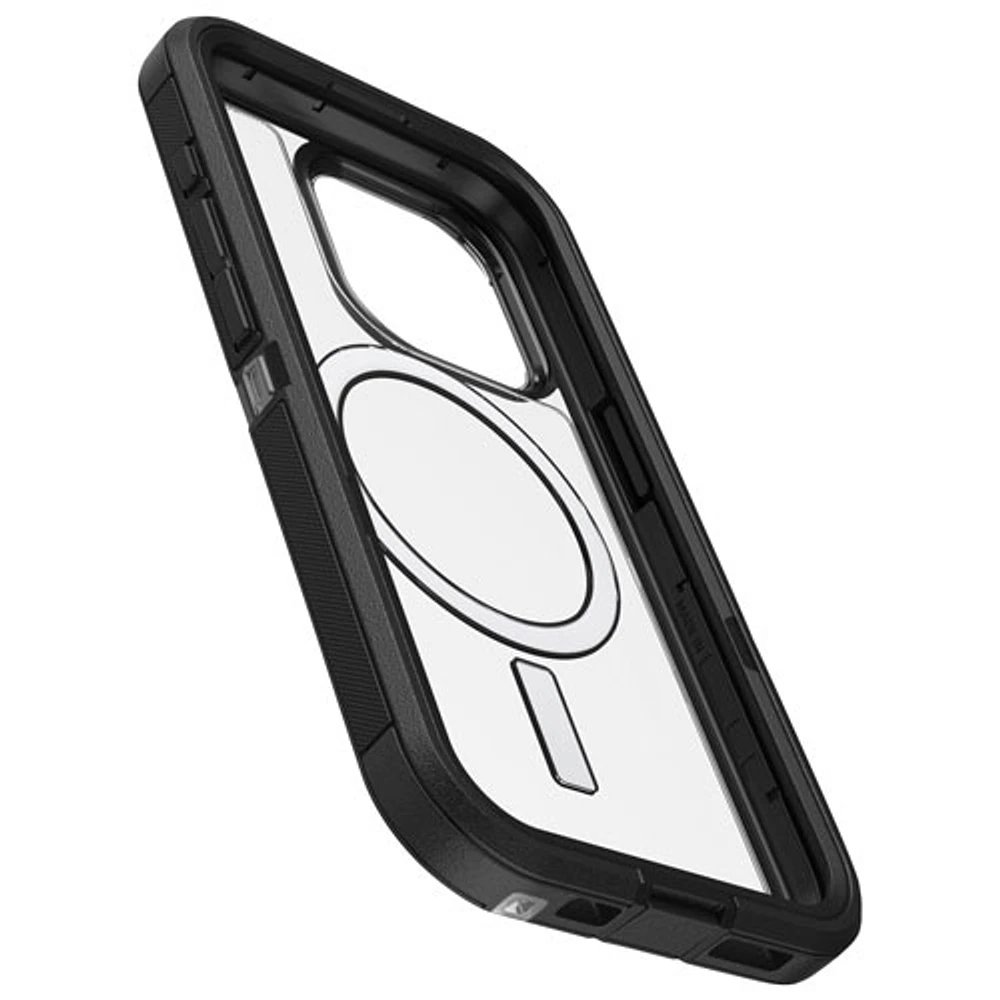 Étui rigide ajusté série Defender XT d'OtterBox pour iPhone 15 Pro - Côté obscur