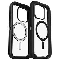 Étui rigide ajusté série Defender XT d'OtterBox pour iPhone 15 Pro - Côté obscur